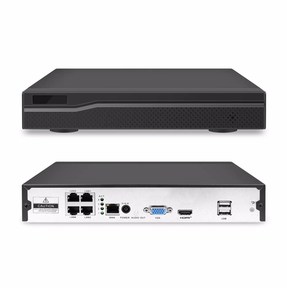 Система наружного видеонаблюдения 4 канала HD H.265 5 МП 3 Мп POE IP камеры P2P|Система