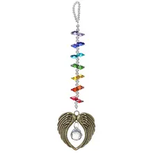 H& D, Новое поступление, крылья ангела, подвеска, хрустальные бусины, цепочка, подвесное украшение