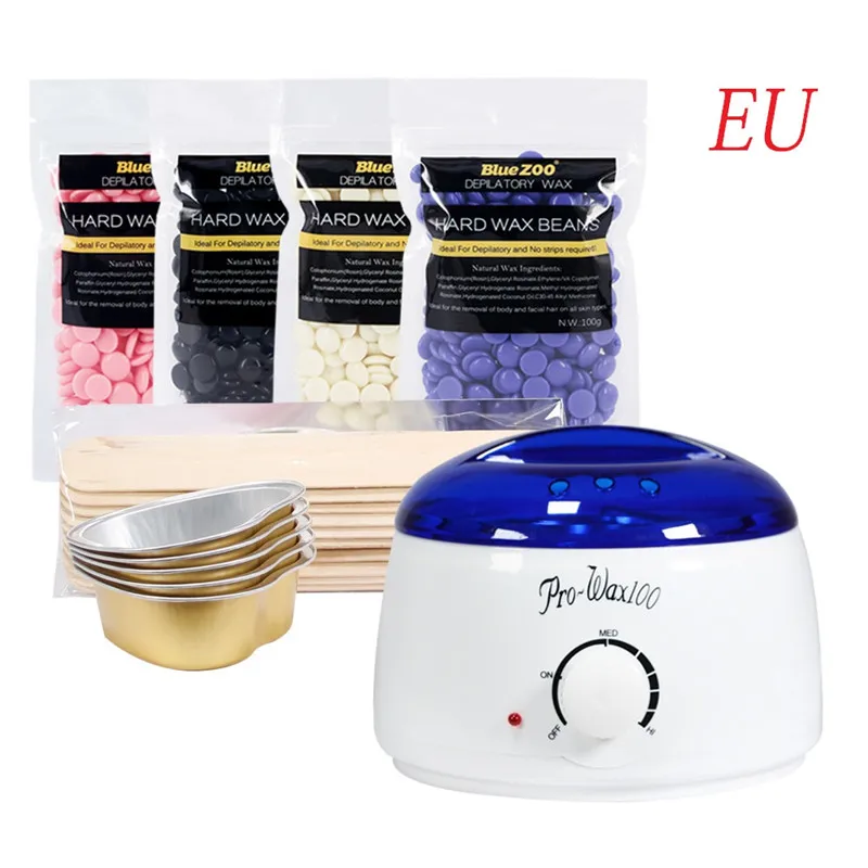 

Depilatory Wax Heater Wax Cartridge Hair Removal Cream Home Hair Removal Bean Machine Bean Sticks Waxing Kit EU/US Plug