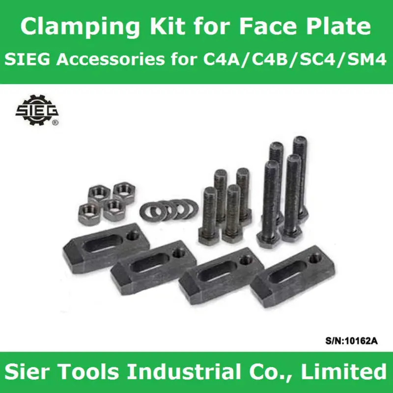 

Free Shipping!/S/N:10162A Clamping Kit for Face Plate/SIEG C4A/C4B/SC4/SM4 clamping kit