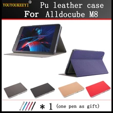 Высокое качество Передняя Поддержка Стенд чехол для alldocube M8 8 дюймов планшетный ПК закаленная пленка для m8+ стилус
