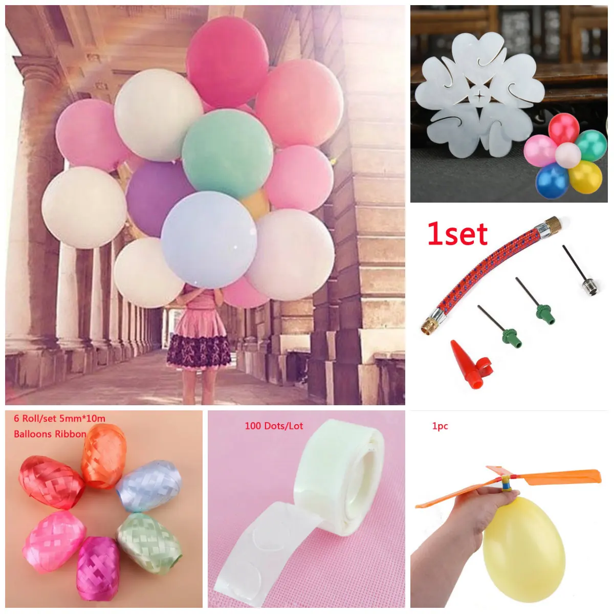 

1PC Hot Sale Colorful 36" Giant Big Balloon 36 inch Latex Birthday Wedding Party Helium Decoration and balloon accessries