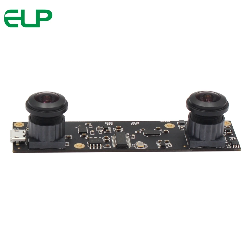 ELP Wide Angle FOV180 Dual Lens Stereo Camera Modlue 1080P HD CMOS AR0330 Sensor 3D VR For 360degree Camera|Модули камеры| |