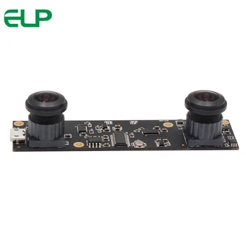 

ELP Wide Angle FOV180 Dual Lens Stereo Camera Modlue 1080P HD CMOS AR0330 Sensor 3D VR Camera For 360degree Camera