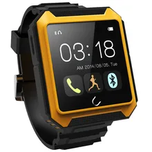 Bluetooth Smart Uhr UTERRA wasserdicht IP68 Schrittzähler Smartwatch Armbanduhr mit Kamera TF Karte für 1 Telefon Android Samsung HTC