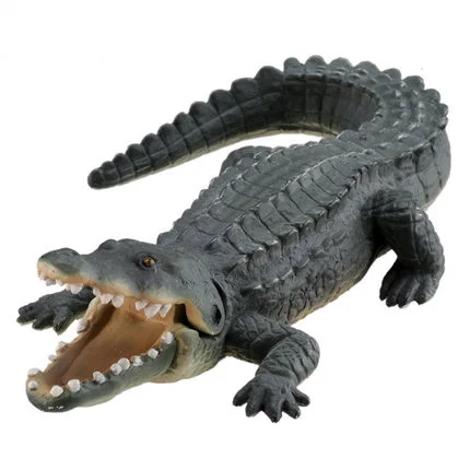 Модель животного имитирующая Нил игрушка-крокодил детская Когнитивная дикая природа унисекс животные пластик Горячая Распродажа