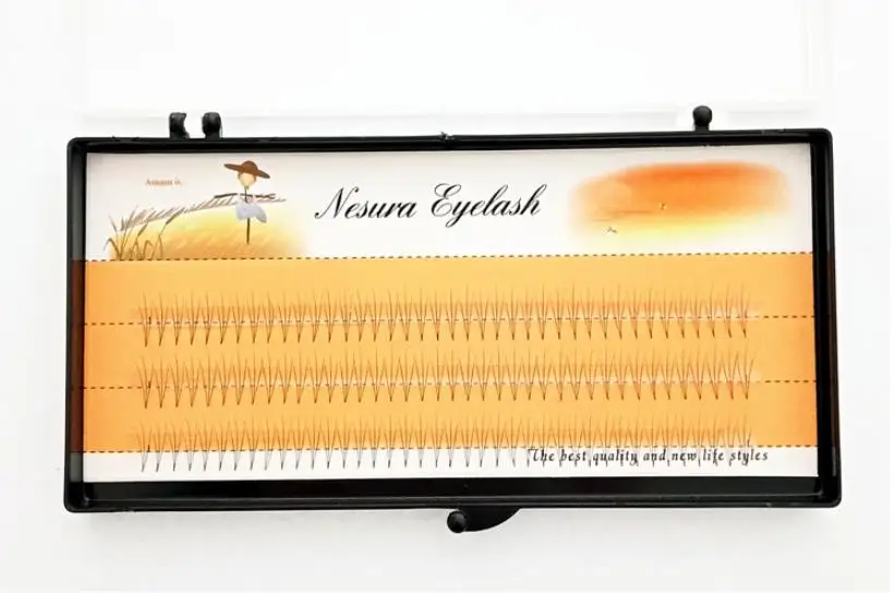 

wholesale Natural long Flare Lashes Cluster False Eyelashes 60 bundles/boxes Makeup 3D Mink Eyelash Extension Grafti