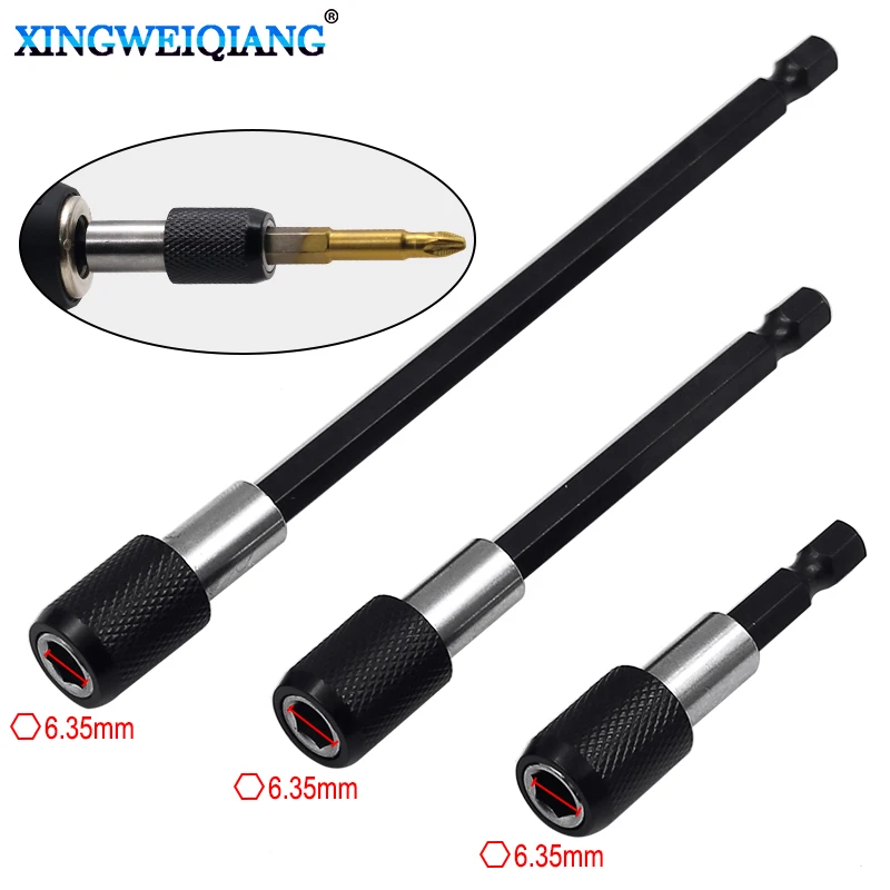 Barra Di Prolunga Per Cacciavite Magnetico - 60mm, Sgancio Rapido, Per Trapano E Avvitatori - Foto 2