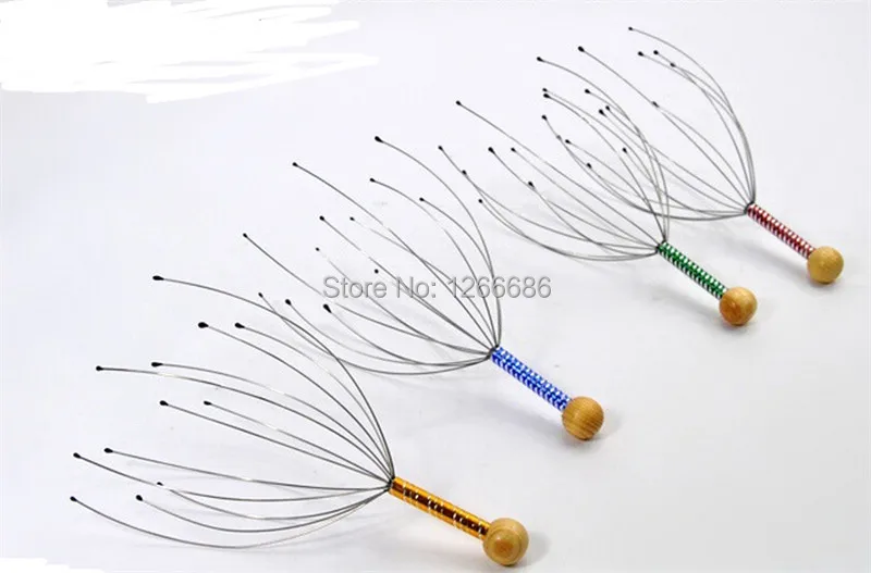 Wholesale 500pcs/lot Head Neck Scalp Massager Equipment Stress Relaxneck scalpmassage