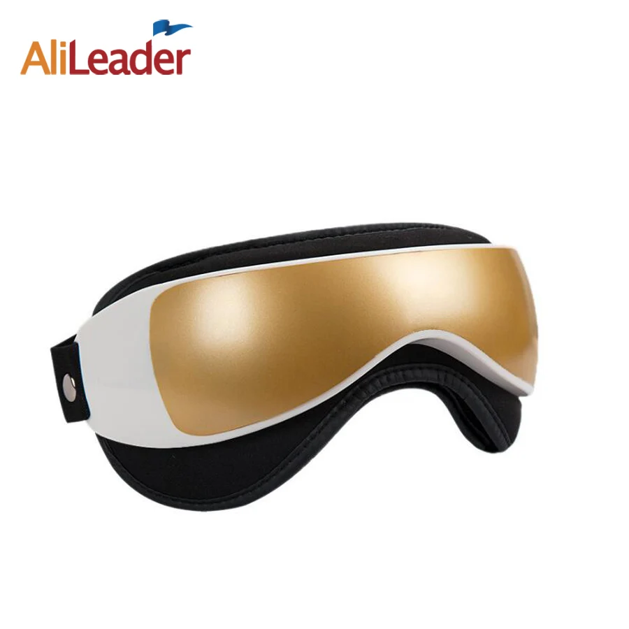 Alileader массажер для глаз Многофункциональный глаза spa Air Давление массаж шиацу дальнего инфракрасного отопления для Для мужчин и Для женщин - Цвет: Золотой