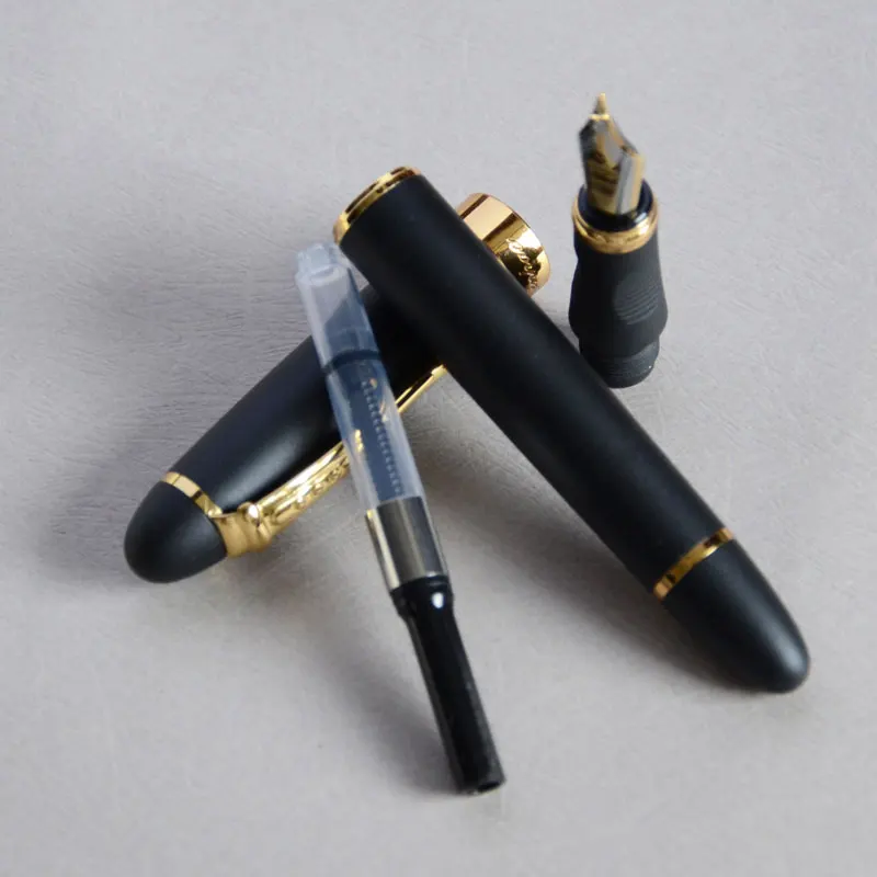 IRAURITA FOUNTAIN PEN JINHAO X450 18 KGP 0.7mm BROAD NIB FULL METAL 21 COLORS AND INK