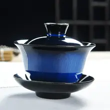 Китайский чай чашки кунг-фу супница керамический гайвань YuQuan чайный набор ручная роспись Крышка Чаша S