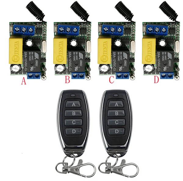 Xuanlongyuan AC220V 1CH 10A RF беспроводной пульт дистанционного управления реле системы