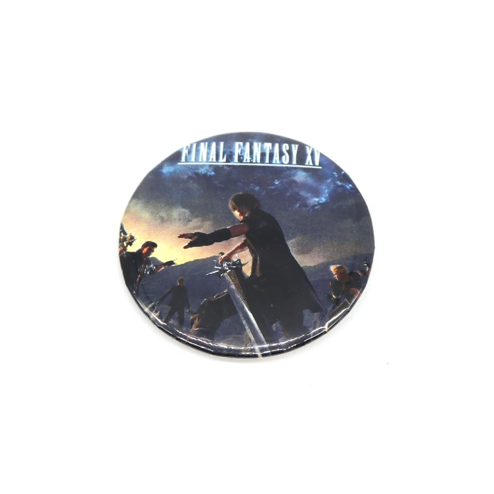 Классическая игра Final Fantasy XV 15 Pin кнопка значки Броши школьная сумка со значком