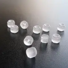 100 шт, 4 мм* 4,9 мм, прозрачные пластиковые Силиконовые серьги, аксессуары для ушей, затычки для сережек, фиксаторы, сделай сам, ювелирное изделие