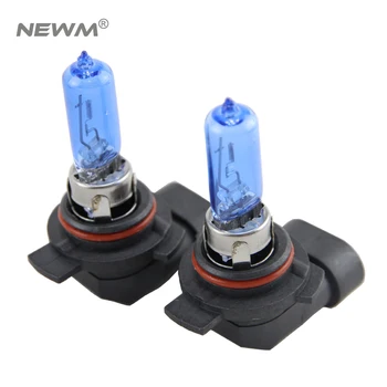 

9012 Halogen Bulb lamp Bright Blue Quartz Glass front HeadLight Fog Light DRL 6500K ultra white free shipping