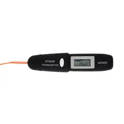 Ручка форме мини-Инфракрасный термометр бесконтактный ЖК-дисплей Дисплей Температура метр измерительный инструмент
