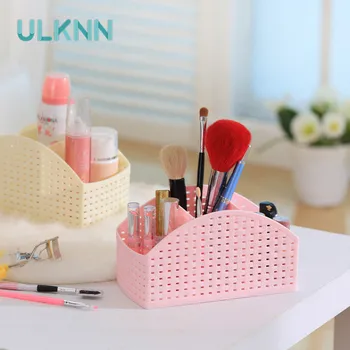 

Colorful Rattan Doug Desktop Storage Box Remote Control Cosmetics Miscellaneously Classification Office Organizer