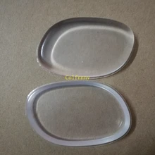 500 шт/партия Быстрая Прозрачная силиконовая губка Silisponge блендер прозрачная Косметическая пуховка для макияжа с мешком opp