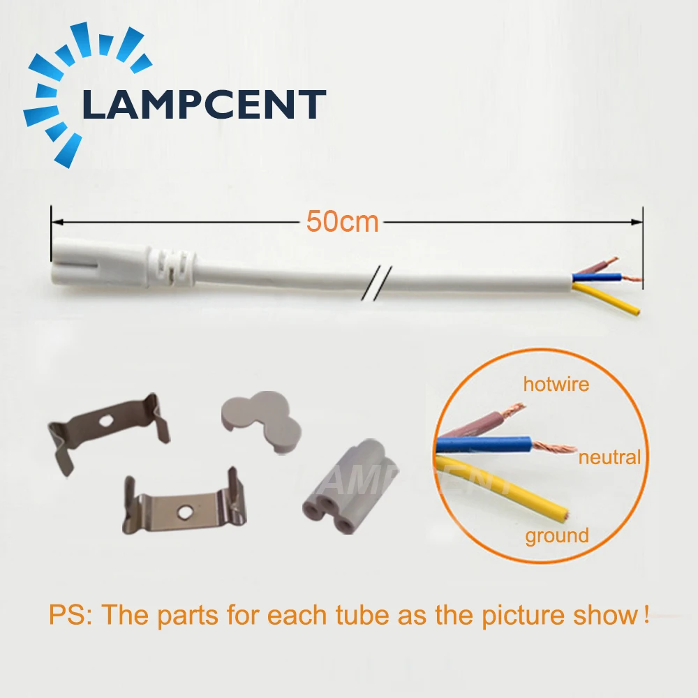  T8 LED Tube Bulb V-Shaped Integrated 2FT 3FT 4FT 5FT 6FT 8FT LED Shop Lights Clear Cover 2-20 Pack - 32762480463