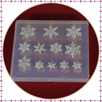 

snowflake silicone mold DIY resin jewelry pendant necklace pendant lanugo mold resin molds for jewelry