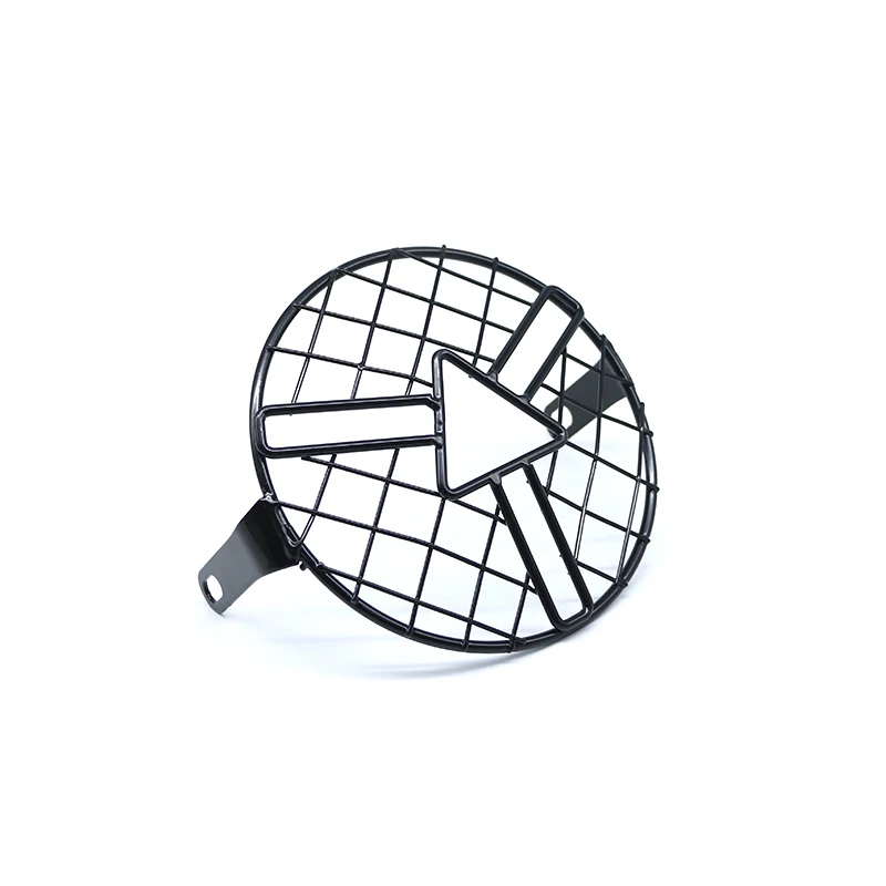 

Universal Motorcycle Headlight Metal Grill Mask Protector Guard Side Mount Cover For Harley Honda Yamaha Suzuki Kawasaki Touring