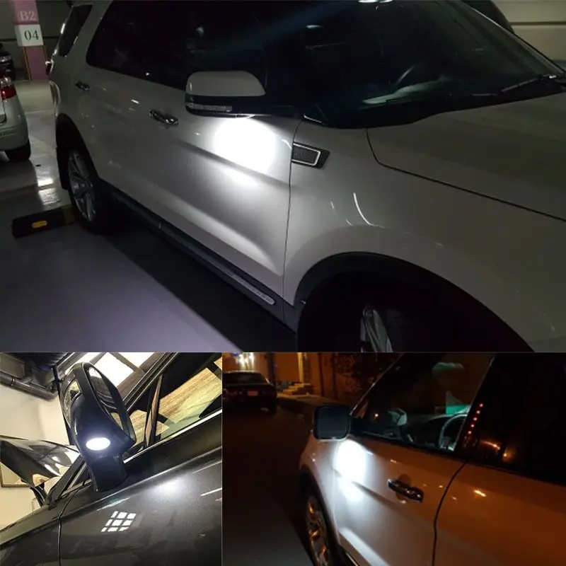 2 шт. авто зеркало заднего вида светодиодный боковое лужа лампа для Ford Mondeo Edge Explorer