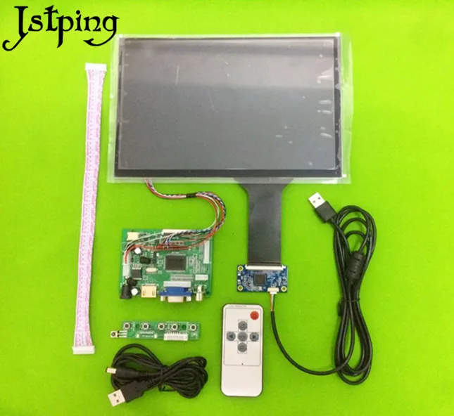 Jstping 10.1 inch 1280*800 HD LCD display + capacitive touch screen Controller Monitor driver board for raspberry pi 3 Windows | Компьютеры