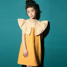 2018 fashion patchwork ruffles dress baby girls dresses for kids summer petal sleeve cotton princess dresses children clothing 2018 fashion patchwork ruffles dress baby girls dresses for kids summer petal sleeve cotton princess dresses children clothing