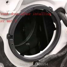 Для peugeot 508 308 2008 стерео спикер коврик адаптер пластины кронштейн прокладки кольцо 6," дюймов аудио автомобиля