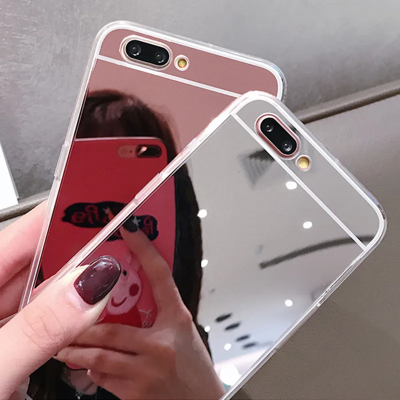 

For Huawei P8 P9 P10 P20 P30 2017 Pro Lite Plus Pro Nova 2 Plus 2i 3i 3e 4 4e P Smart Plus Fashion Mirror Soft Case Cover Caqa