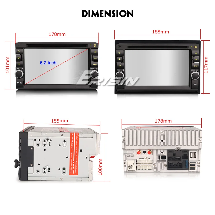 Top 6.2" 4GB RAM 32GB ROM Android 9.0 OS Car DVD Multimedia GPS Radio for Nissan Qashqai 2007-2011 Patrol 2004-2010 Juke 2010-2011 20