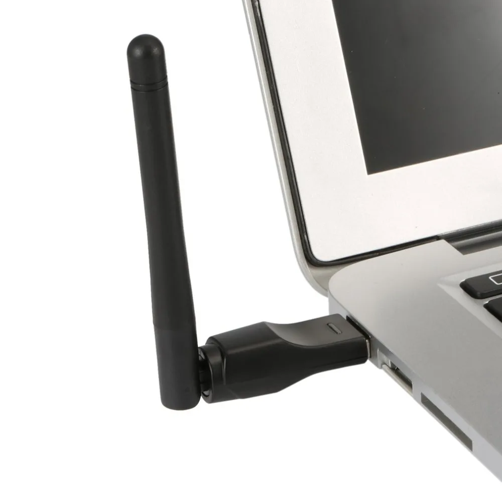 Горячий мини беспроводной Wifi адаптер 150 Мбит/с 20dBm антенна USB2.0 приемник сетевая