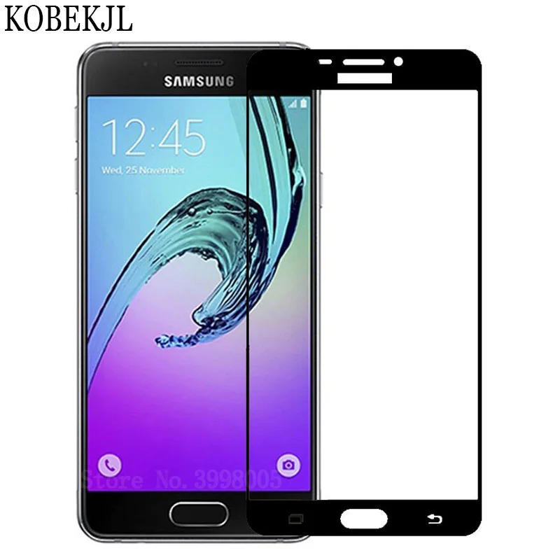 

Screen Protector For Samsung Galaxy A7 2016 Tempered Glass Samsung Galaxy A 7 A7 2016 SM-A710F A710F A710 Glass Full Cover Film