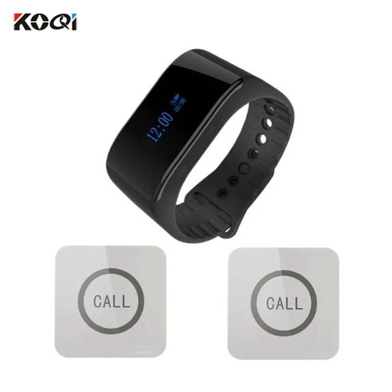 Беспроводной медсестра система вызова часы приемник официант абонента 1 smart watch