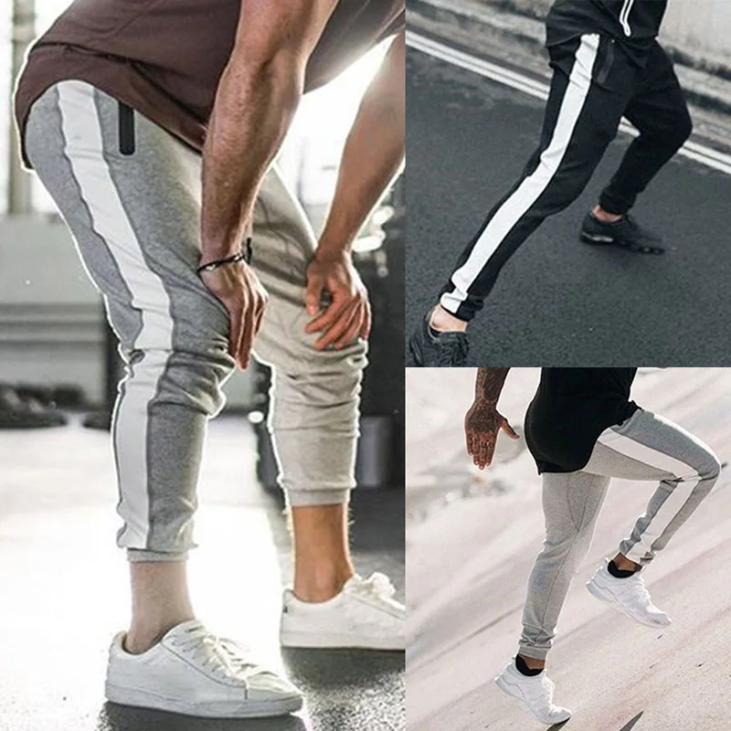 2018 Новый Для мужчин пот Штаны Демисезонный Повседневное Slim Fit Брюки Мужской Stretch