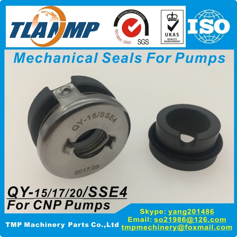 QY-15 QY-17 QY-20 SSE4 Mechanical Seals for Grundfos CNP QY QYL20-25-40-50 25QY-2 25QYB-2 Self-priming gas-liquid mixing pumps 1