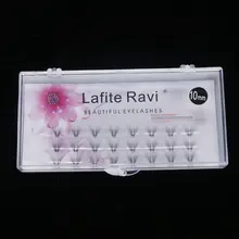 48 шт. Pro Макияж норки мех отдельные пучковые Ресницы Поддельные Накладные ресницы патчи для наращивания ресниц косметические инструменты