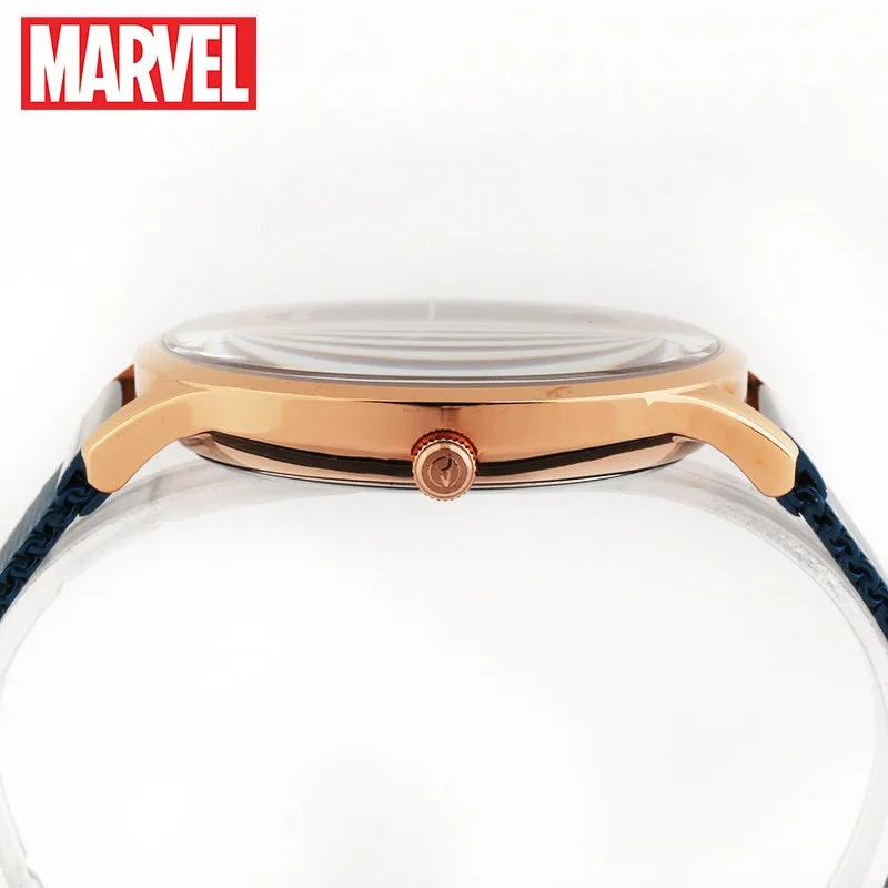 Marvel Капитан Америка полностью из нержавеющей стали Ультратонкий Miyota Кварцевые наручные часы для мужчин Мода Montre Homme disney часы Wacht