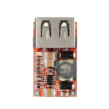 6-24V 24V 12V to 5V USB Step Down Module DC-DC Converter Phone Charger Car Power Supply Module Efficiency Buck Module