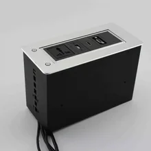 Встроенная настольная мощность и розетки данных 234*111 мм-модульный разъем на Will-Авто флиповер