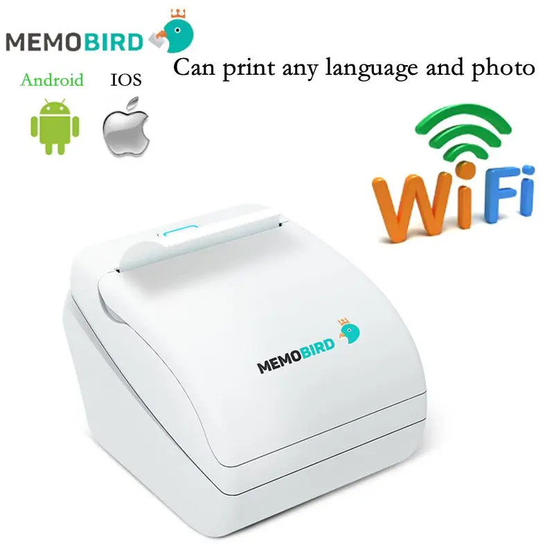 New Memobird Printer WiFi Thermal Printer label barcode Printer Wireless Remote Phone Photo Printer any language and photo