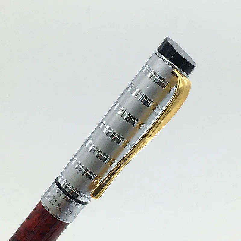 Канцелярские шариковая ручка Роскошный красный и серебряный узор ручка офисные и школьные принадлежности подарки ручка для написания