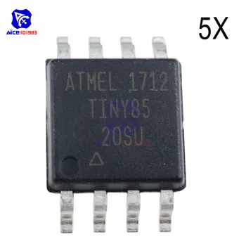 

5 PCS/Lot Original IC Chips ATTINY85-20SU ATTINY85 8BIT SOP-8 IC AVR MCU 8K 20MHZ 8SOIC Micro Controller IC