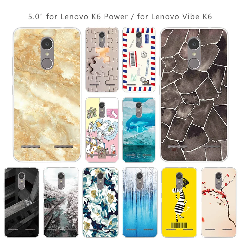 Чехол для Lenovo K6 Vibe квадратный чехол мягкие силиконовые чехлы из ТПУ Ультратонкий