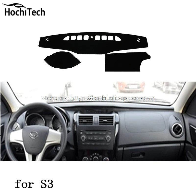 

for Baic S2 S3 dashboard mat Protective pad Shade Cushion Photophobism Pad car styling accessories