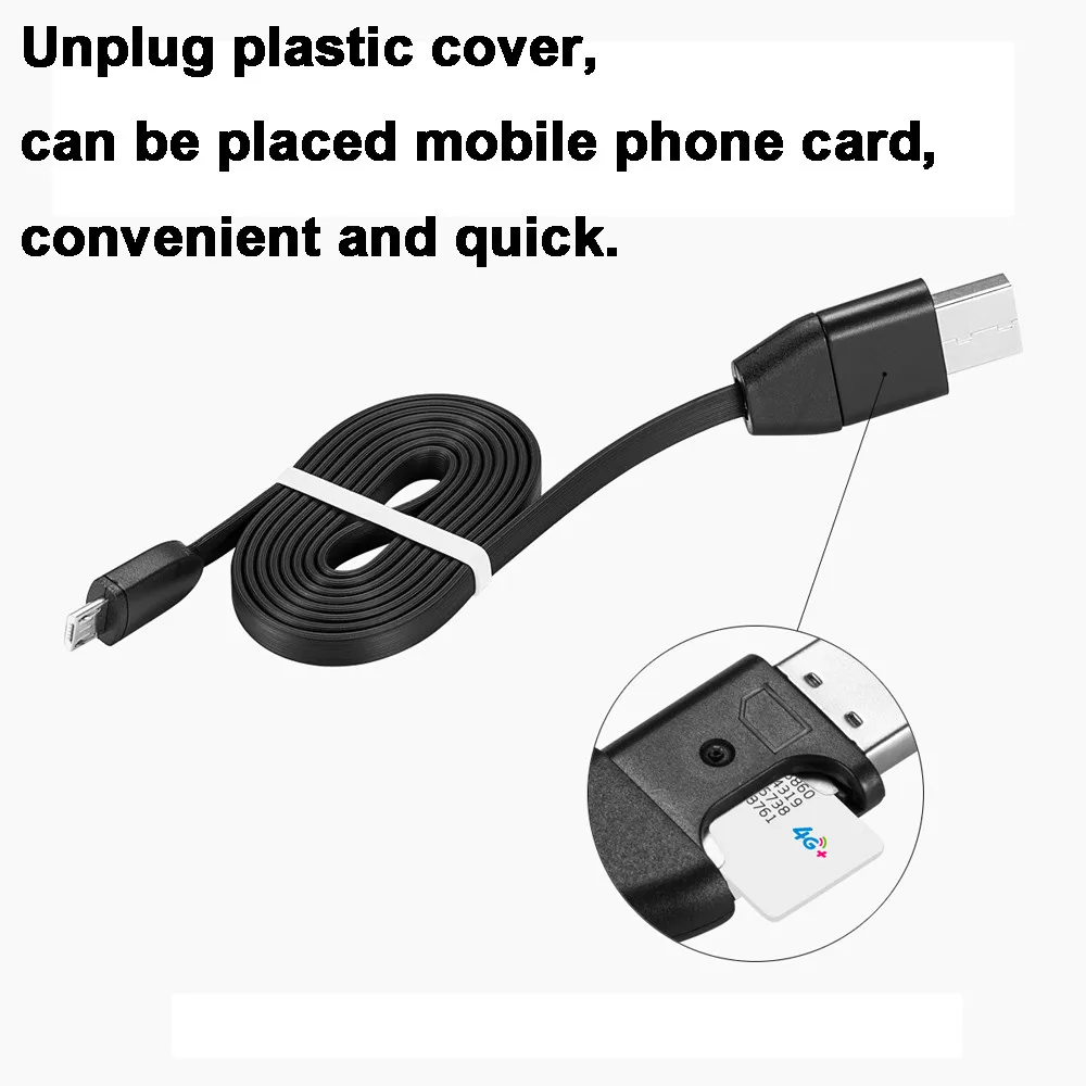 امتياز GPS Excelvan المصغّر usb كابل الشاحن GPS محدد صوت الاستماع GSM جي بي آر إس في الوقت الحقيقي تتبع لجميع مركبة H0305