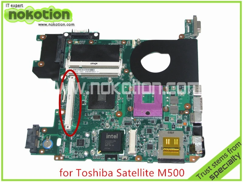 

NOKOTION H000018570 For Toshiba satellite M500 Laptop motherboard GM45 DDR2 With graphics slot