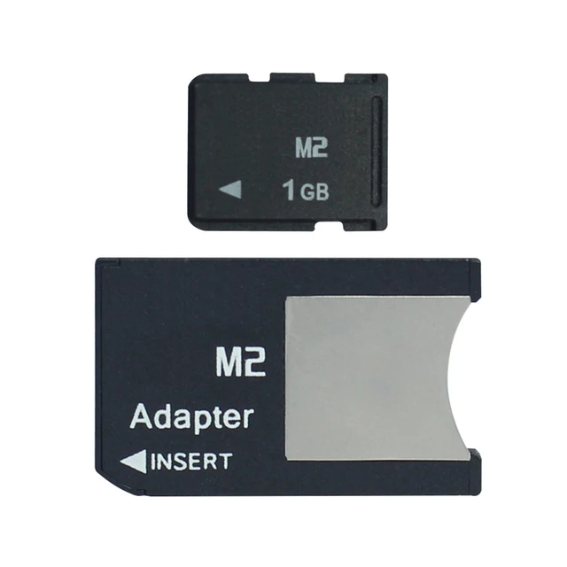 M2 with Adapter Memory Stick Micro into Memory Stick Pro Duo 512MB 1GB