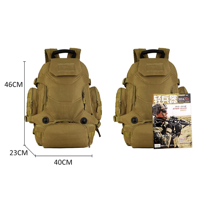 40L Military Backpack Multi-function 3 in 1 Men Tactical Rucksack Waist Pack Combination Mountainee